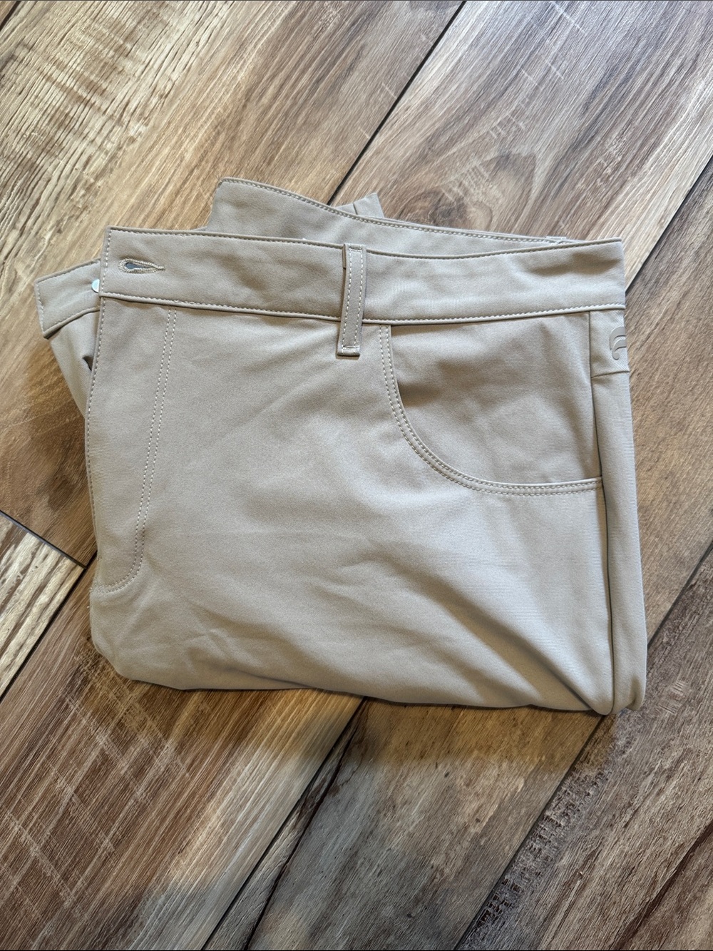 Fabletics 40x30 Men's Performance Stretch Chino Pants - Sand